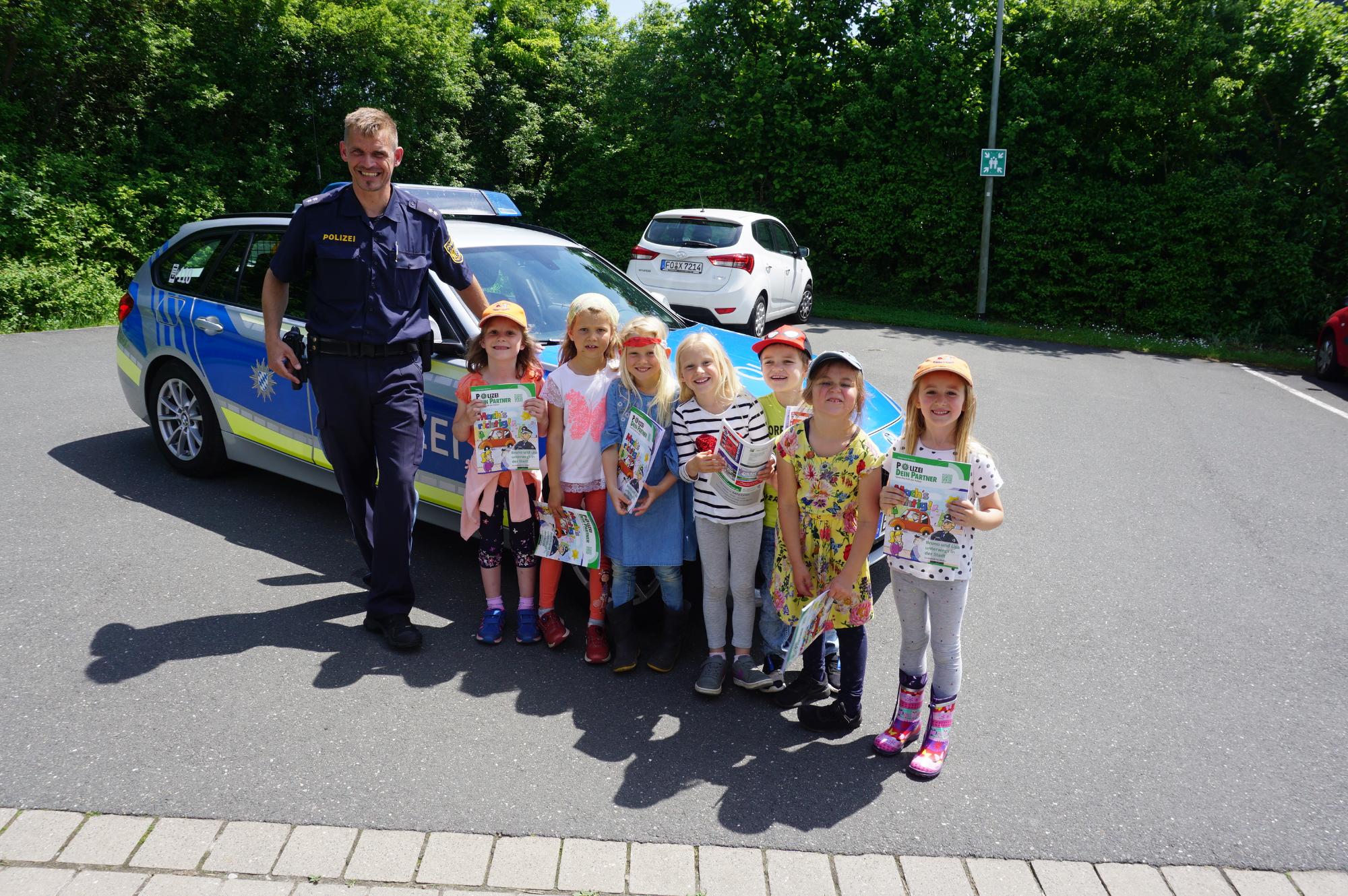 Mit Volldampf Richtung Schule – Schulwegtraining mit der Polizei