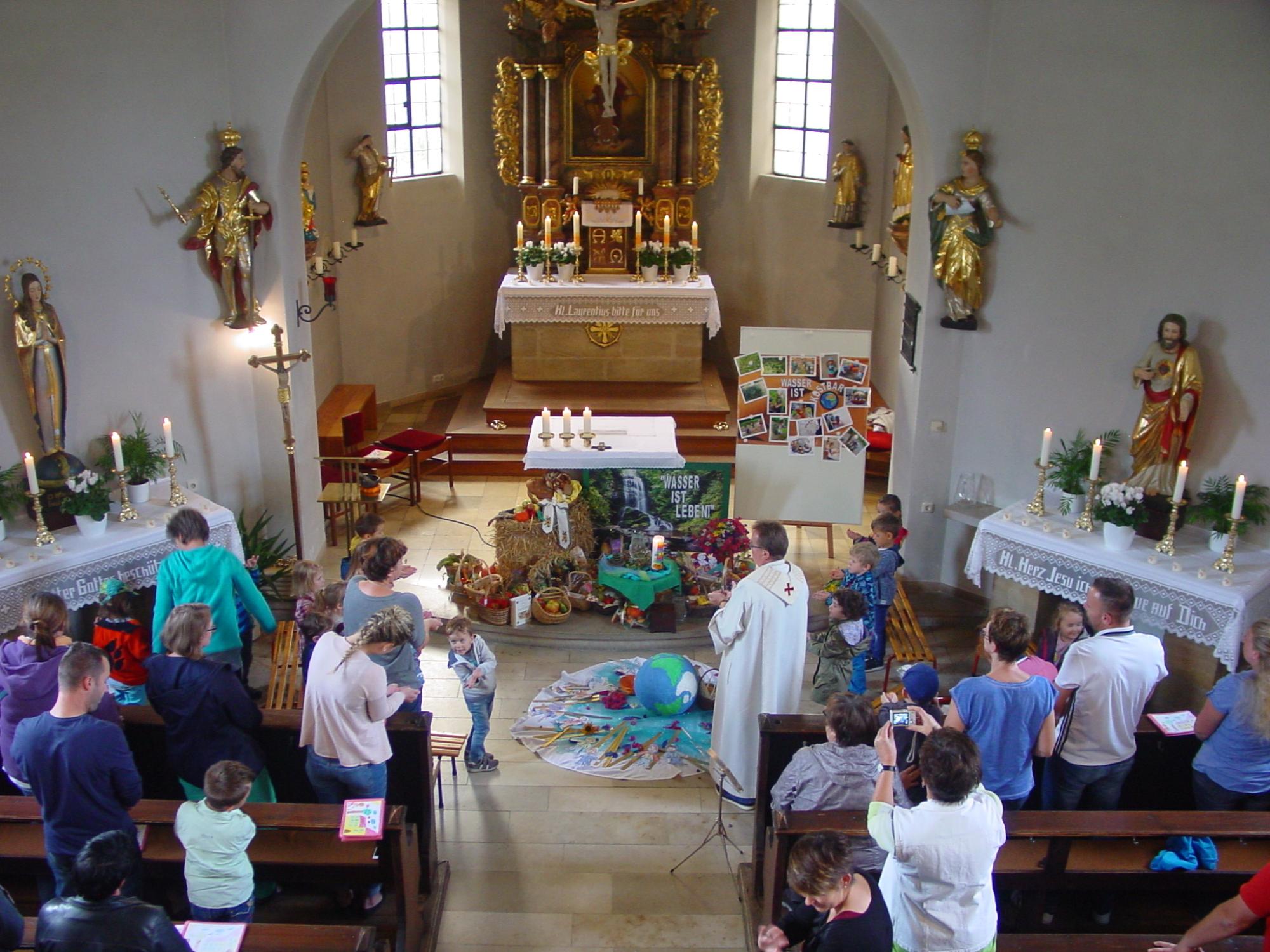 Erntedankwortgottesdienst - Wasser ist kostbar am 30.09.2016