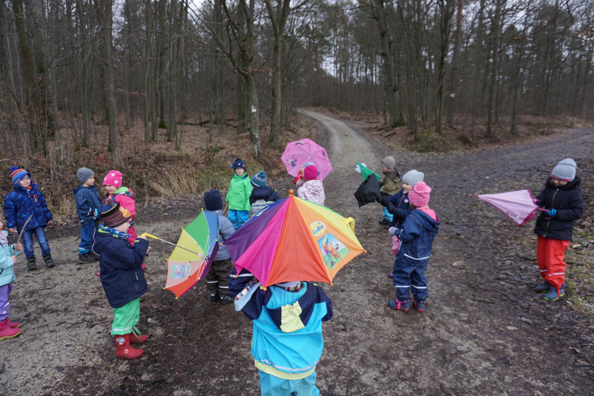 Ein Regenspaziergang im Winter am 22.02.2017