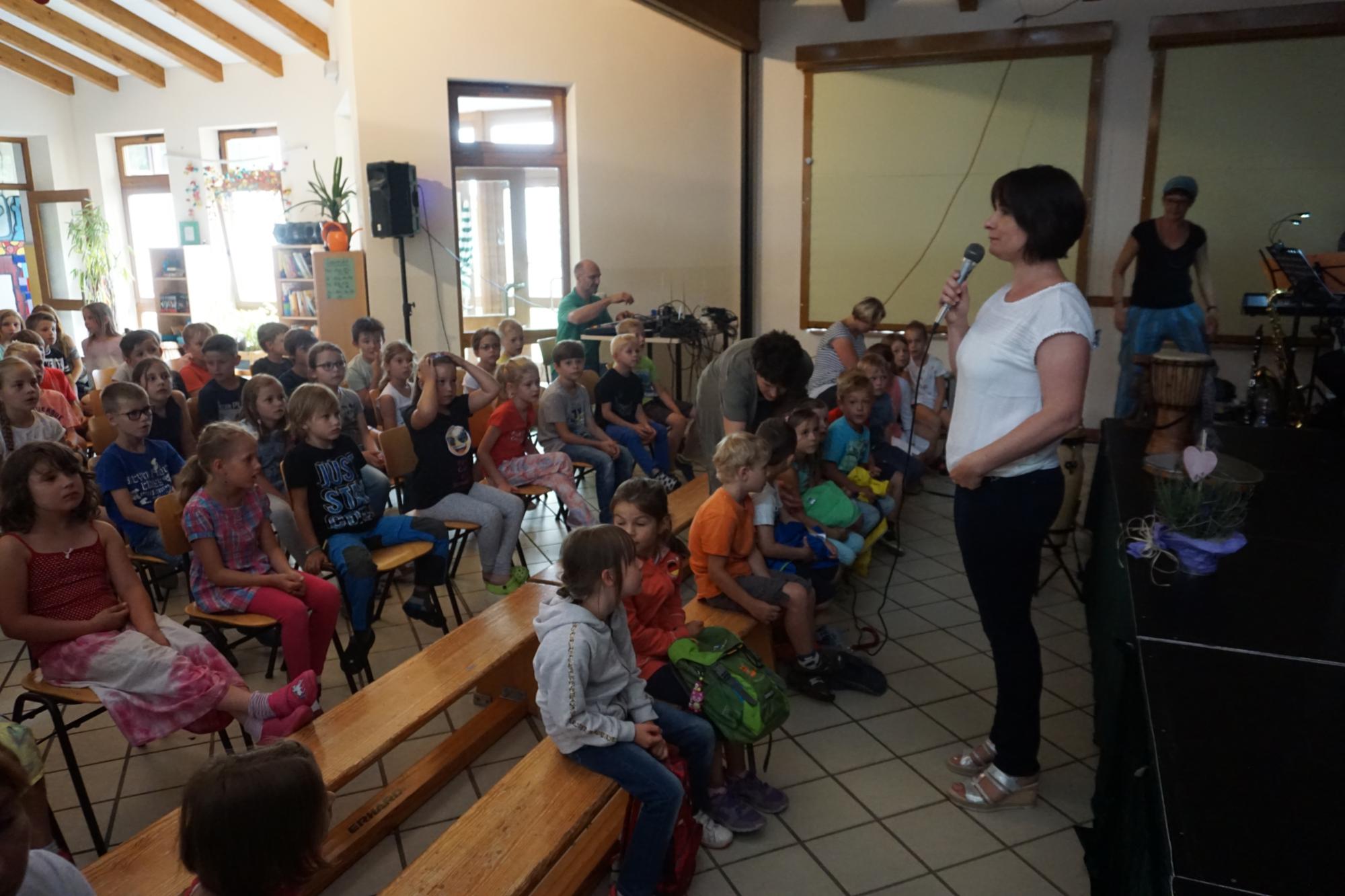 Unsere Wackelzähne als Gäste beim Schulspiel in Hausen 07.07.2017