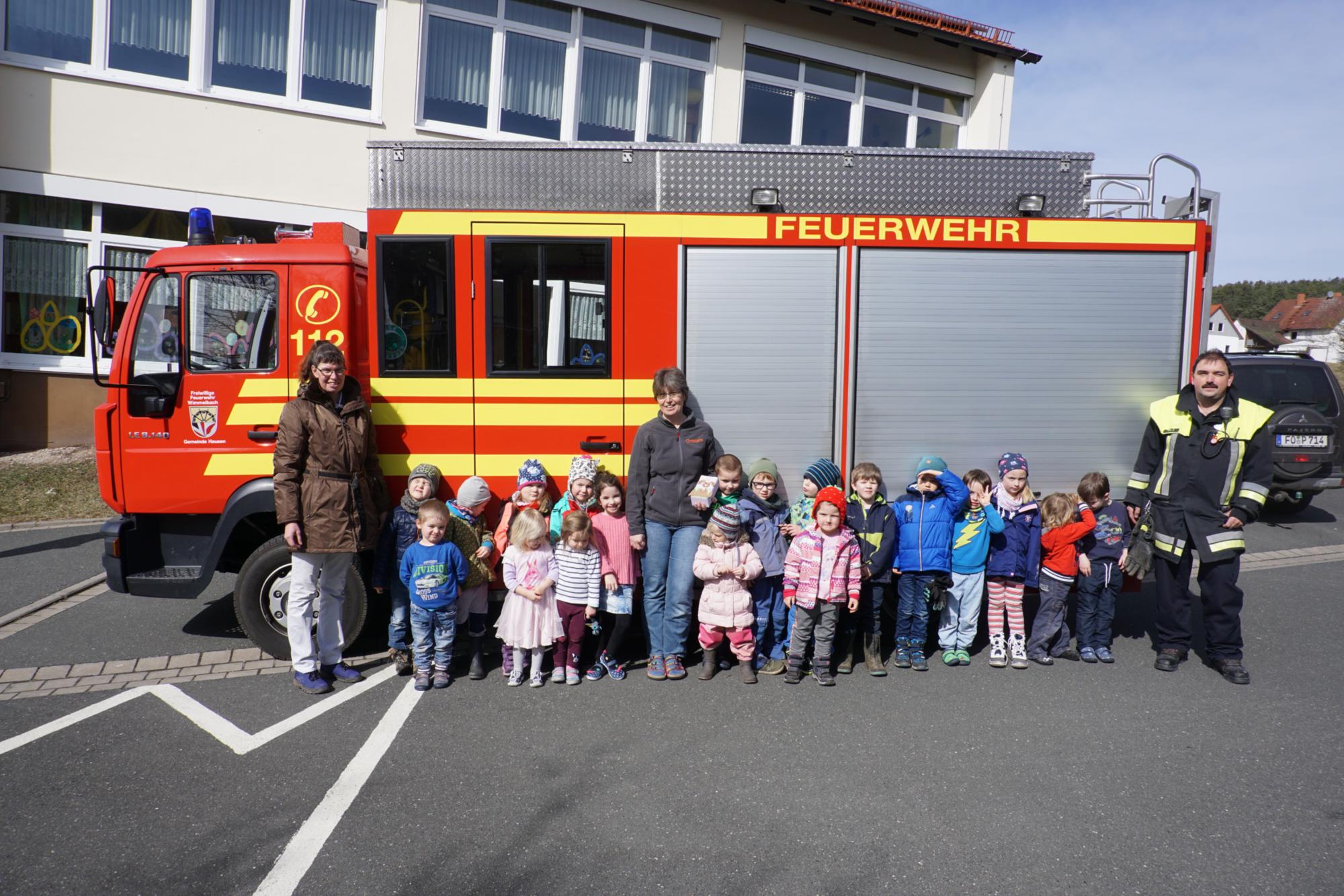 Ein Vormittag mit der Feuerwehr Wimmelbach