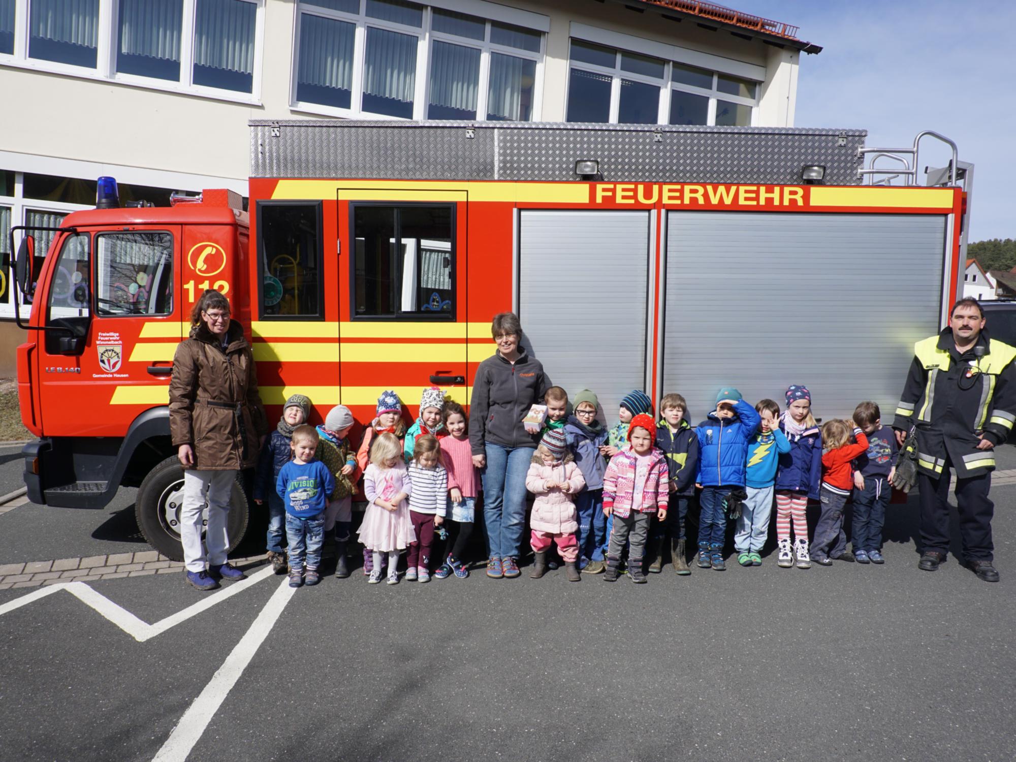 Ein Vormittag mit der Feuerwehr Wimmelbach