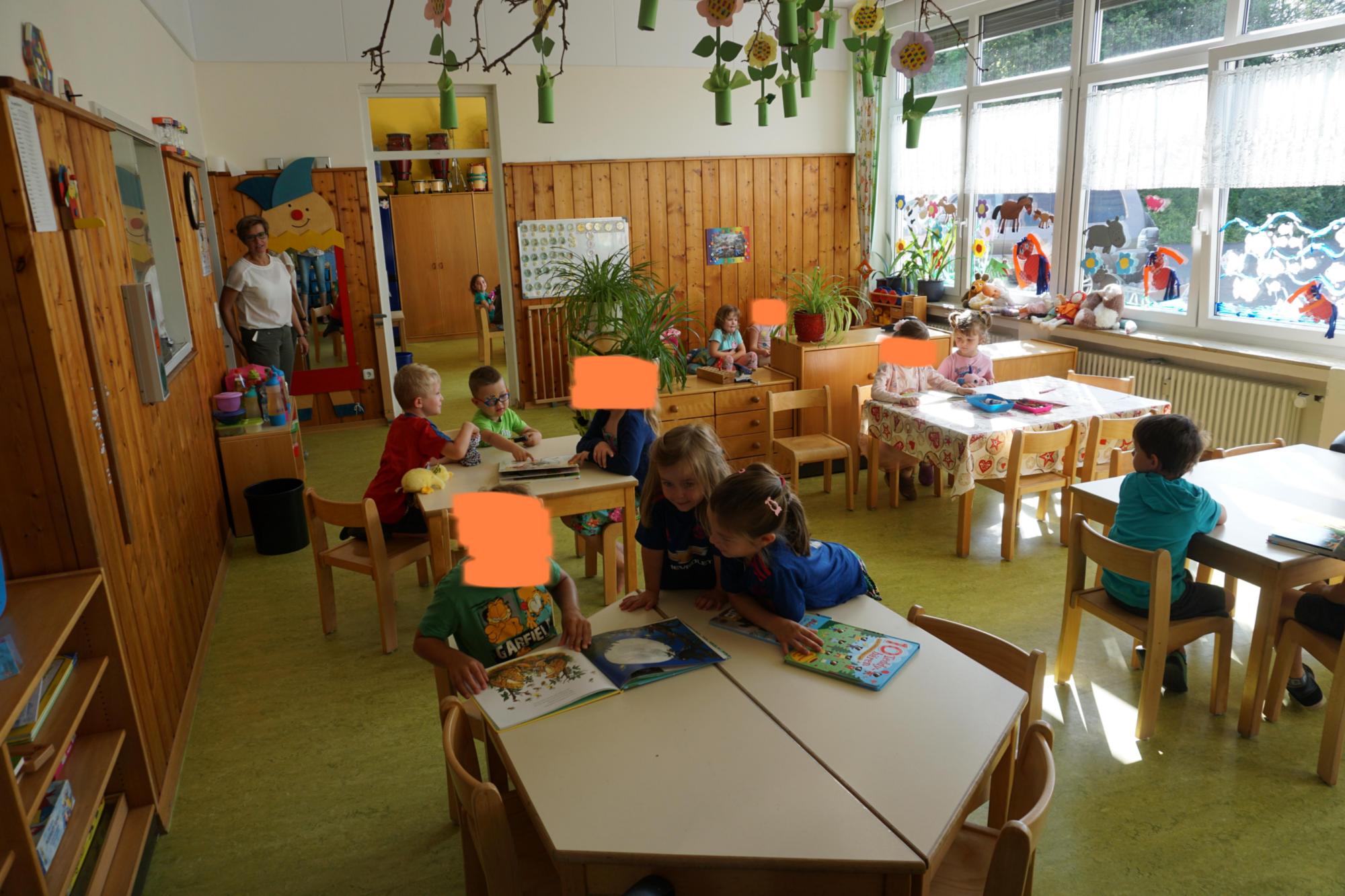 Die Vorschulkinder zu Besuch