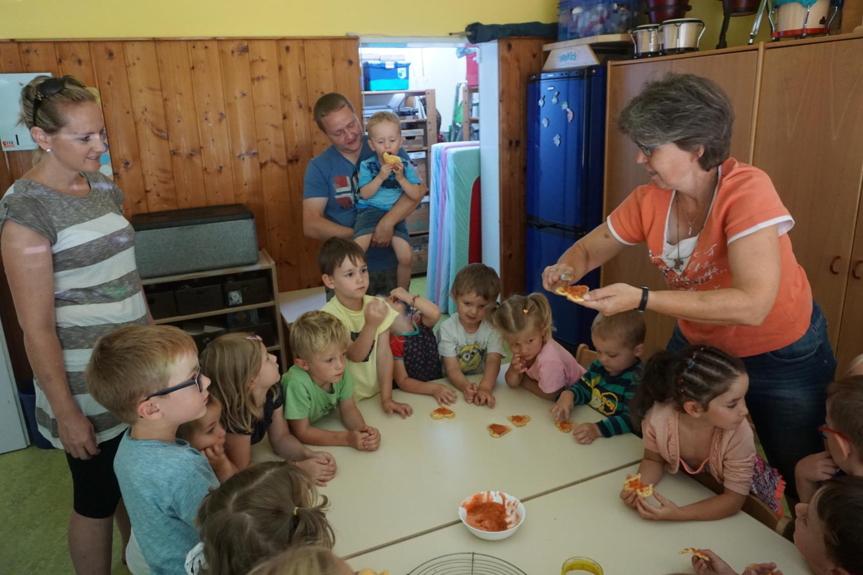 Erstes kennenlernen im kindergarten